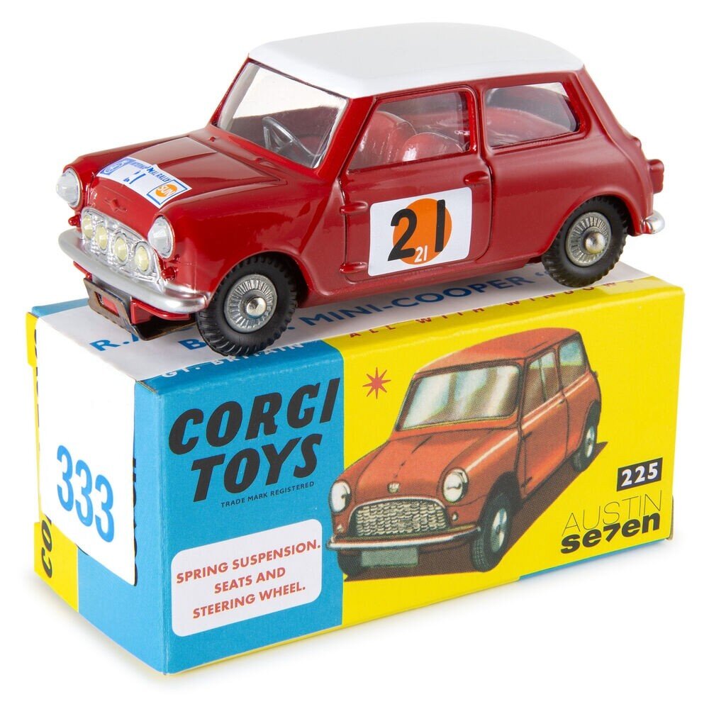 Austin Austin Seven (Mini Cooper S) #21 Rally RAC International 1966 - 1:43 - Corgi Austin Austin Seven (Mini Cooper S) #21 Rally RAC International 1966 - 1:43 - Corgi