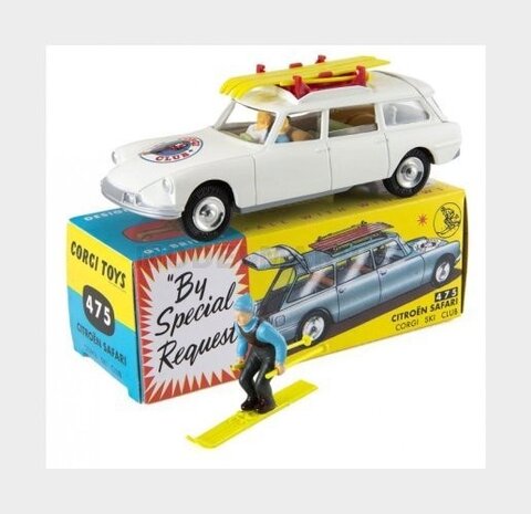 Citroën Citroen ID19 Station Wagon Safari Corgi Ski Club 1960 - 1:43 - Corgi