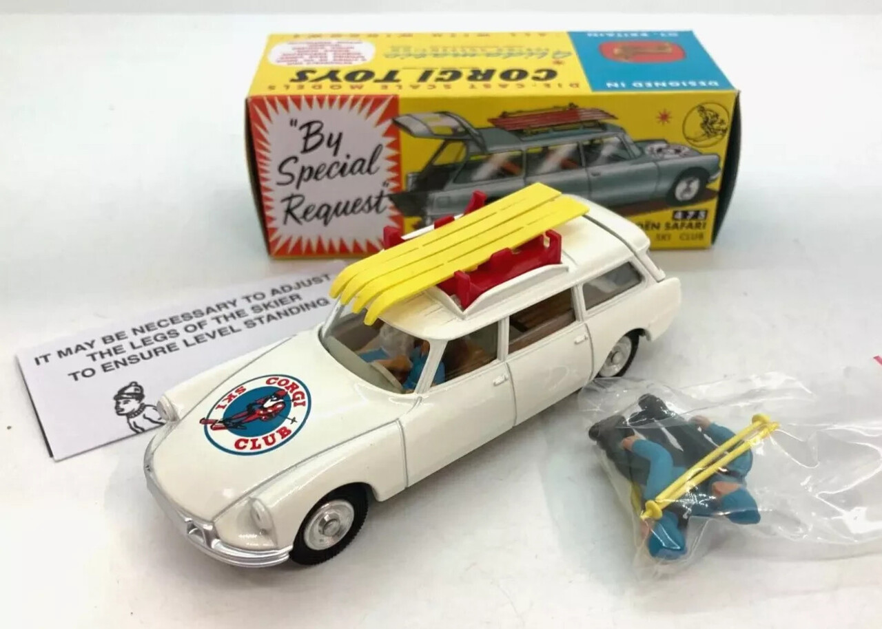 Citroën Citroen ID19 Station Wagon Safari Corgi Ski Club 1960 - 1:43 - Corgi