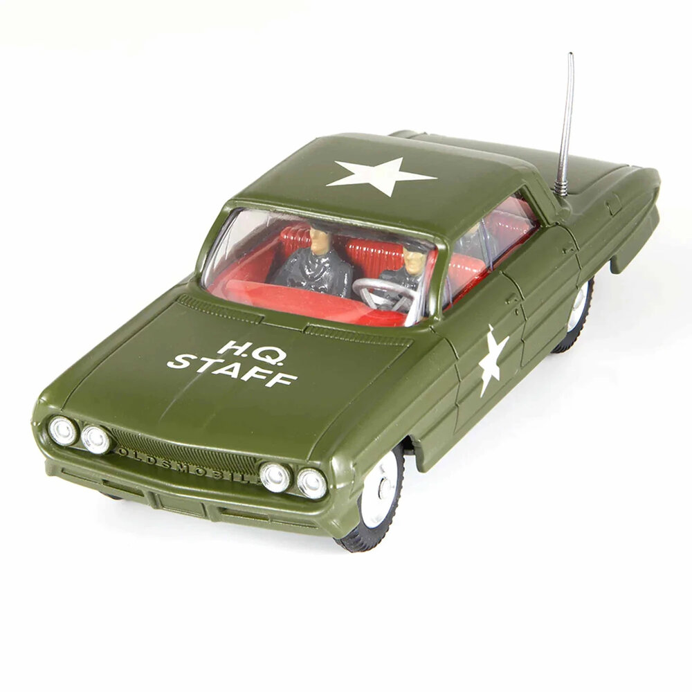 Oldsmobile Oldsmobile H.Q. Staff Military Car 1964 + 4 Figures - 1:43 - Corgi Oldsmobile Oldsmobile H.Q. Staff Military Car 1964 + 4 Figures - 1:43 - Corgi