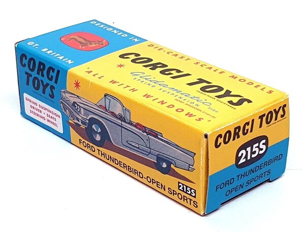 Ford Ford Thunderbird Cabriolet Open 1965 + Figure - 1:43 - Corgi Ford Ford Thunderbird Cabriolet Open 1965 + Figure - 1:43 - Corgi