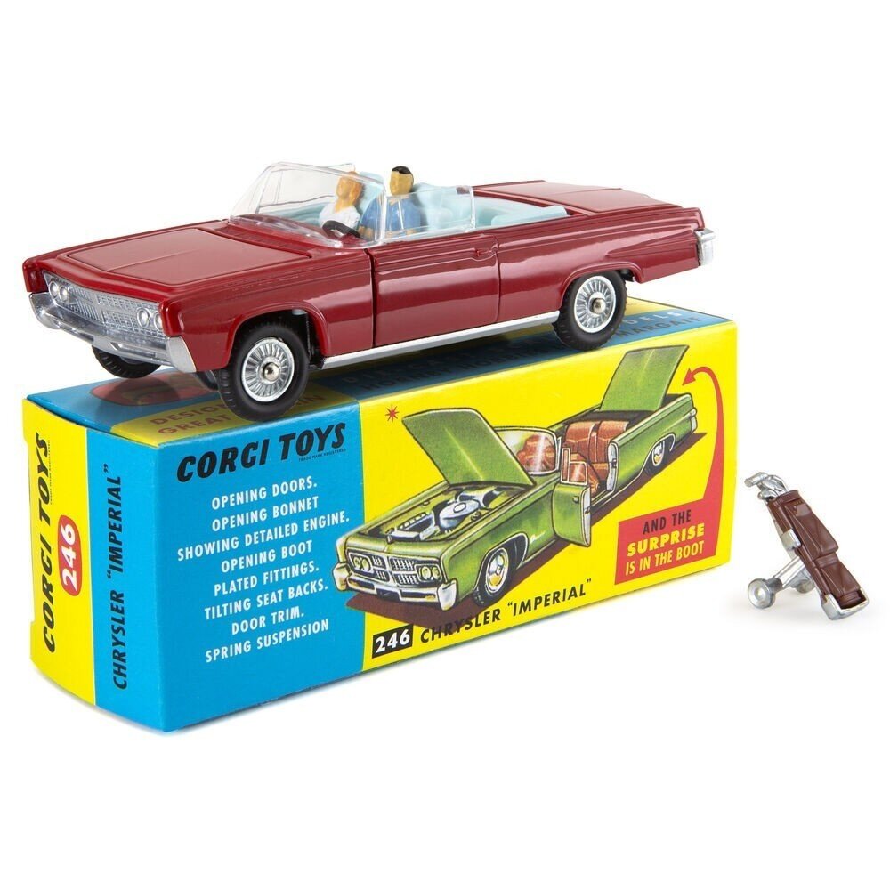 Chrysler Chrysler Imperial Cabriolet 1958 + 2 Figures - 1:43 - Corgi Chrysler Chrysler Imperial Cabriolet 1958 + 2 Figures - 1:43 - Corgi