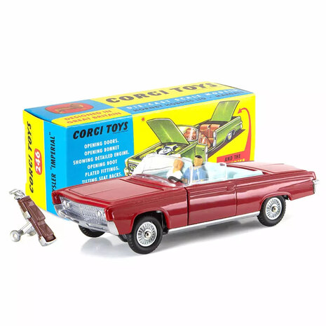 Chrysler Chrysler Imperial Cabriolet 1958 + 2 Figures - 1:43 - Corgi Chrysler Chrysler Imperial Cabriolet 1958 + 2 Figures - 1:43 - Corgi