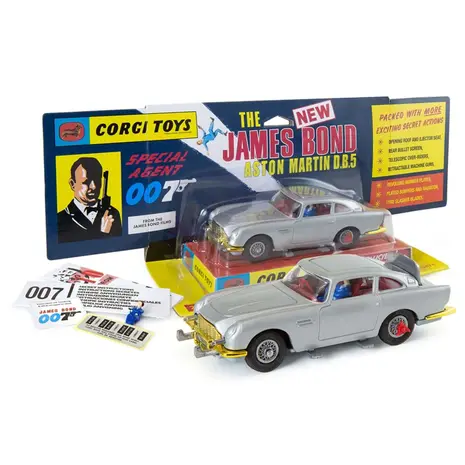 Aston Martin Aston Martin DB5 1963 '007 James Bond' Gold Grill Edition - 1:43 - Corgi