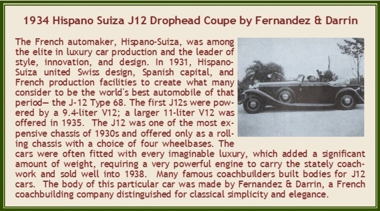 Hispano-Suiza Hispano Suiza J12 Drophead Convertible Open by Fernandez & Darrin 1934 - 1:43 - Esval Models