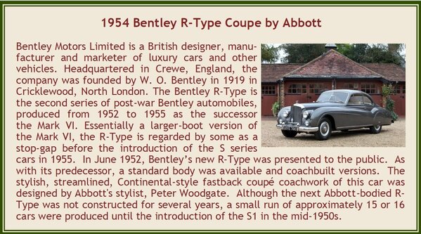 Bentley Bentley R-Type Coupe Carrozzeria Abbott 1952 - 1:43 - Esval Models Bentley Bentley R-Type Coupe Carrozzeria Abbott 1952 - 1:43 - Esval Models