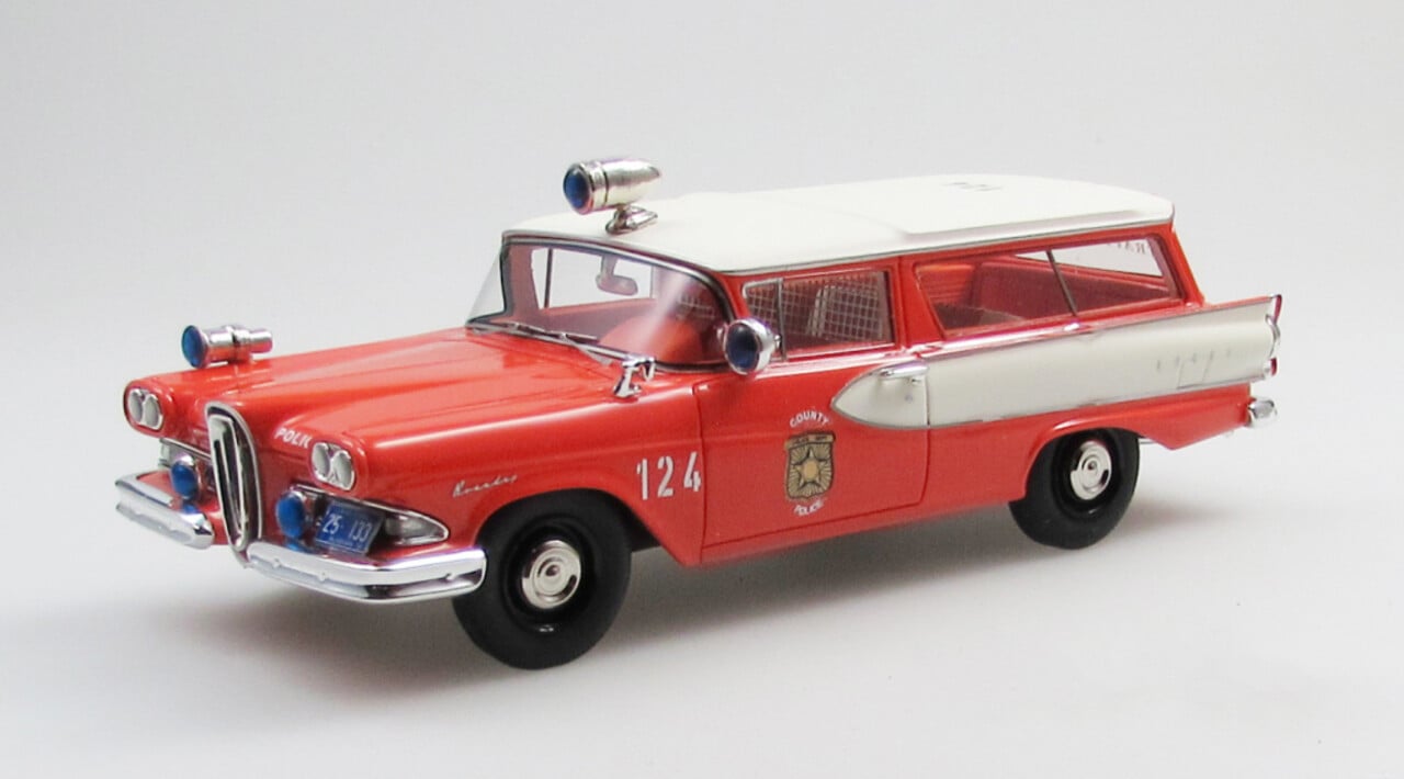 Edsel Edsel Roundup SW Station Wagon Police 1958 - 1:43 - Esval Models