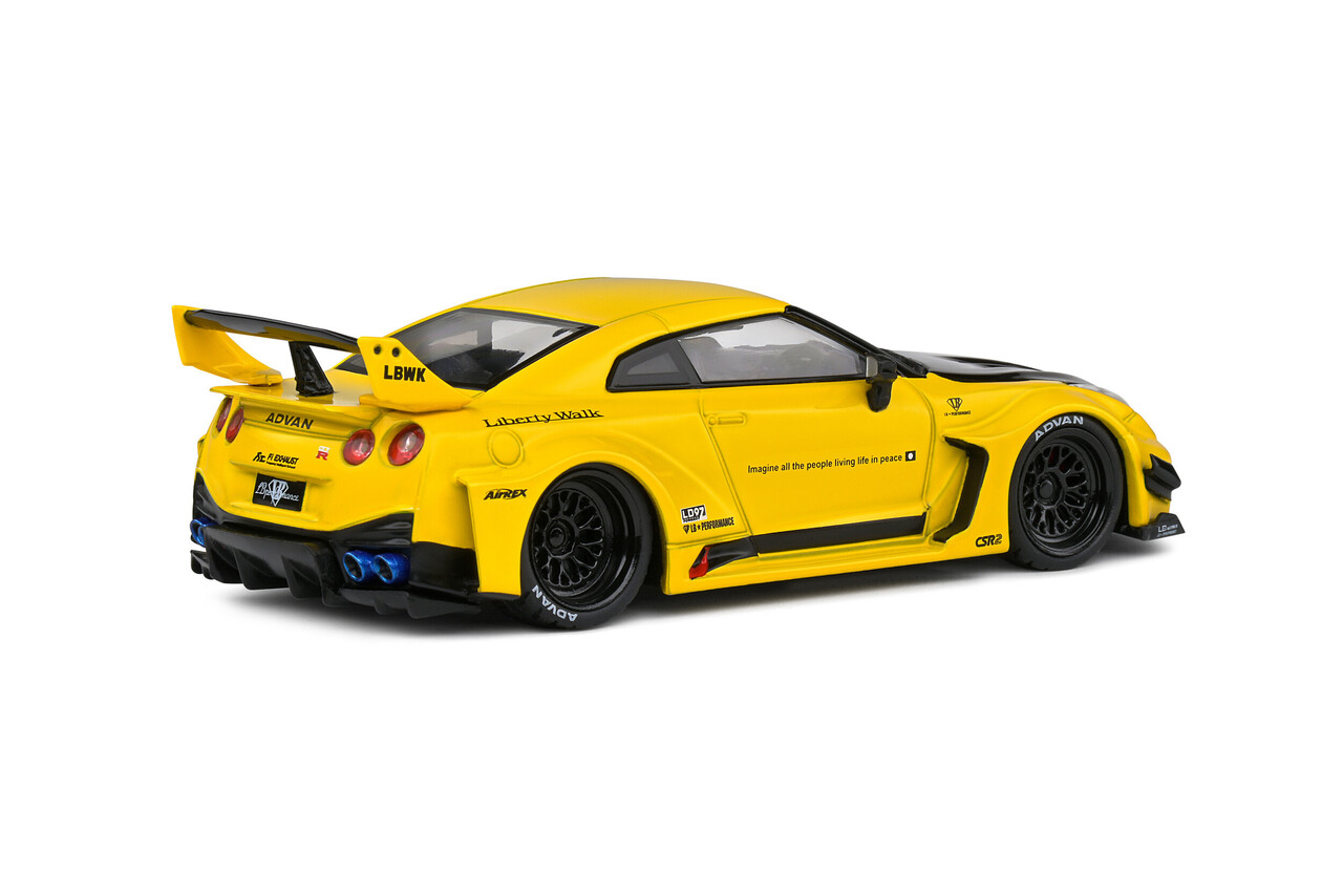 Nissan Nissan GT-R (R35) w/LibertyWalk Body Kit - 1:43 - Solido Nissan Nissan GT-R (R35) w/LibertyWalk Body Kit - 1:43 - Solido