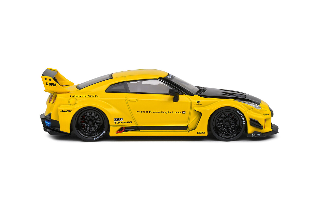 Nissan Nissan GT-R (R35) w/LibertyWalk Body Kit - 1:43 - Solido Nissan Nissan GT-R (R35) w/LibertyWalk Body Kit - 1:43 - Solido