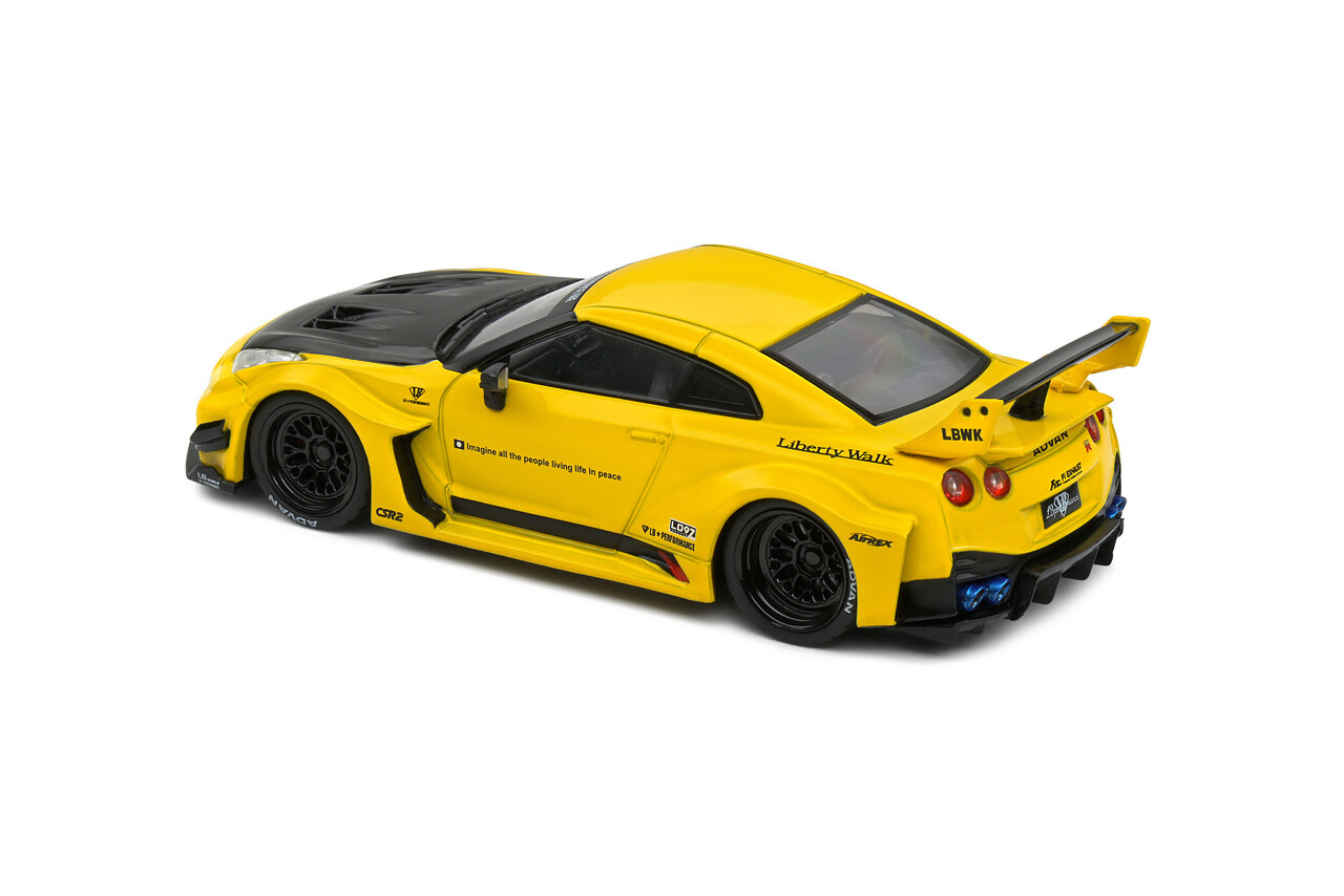 Nissan Nissan GT-R (R35) w/LibertyWalk Body Kit - 1:43 - Solido Nissan Nissan GT-R (R35) w/LibertyWalk Body Kit - 1:43 - Solido