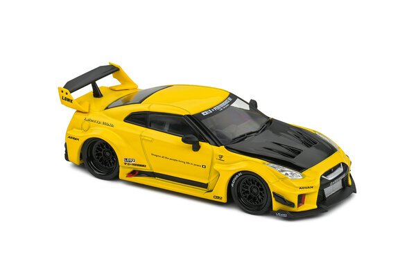 Nissan Nissan GT-R (R35) w/LibertyWalk Body Kit - 1:43 - Solido Nissan Nissan GT-R (R35) w/LibertyWalk Body Kit - 1:43 - Solido