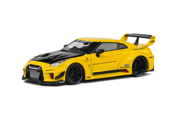 Nissan Nissan GT-R (R35) w/LibertyWalk Body Kit - 1:43 - Solido Nissan Nissan GT-R (R35) w/LibertyWalk Body Kit - 1:43 - Solido