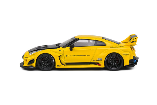 Nissan Nissan GT-R (R35) w/LibertyWalk Body Kit - 1:43 - Solido Nissan Nissan GT-R (R35) w/LibertyWalk Body Kit - 1:43 - Solido