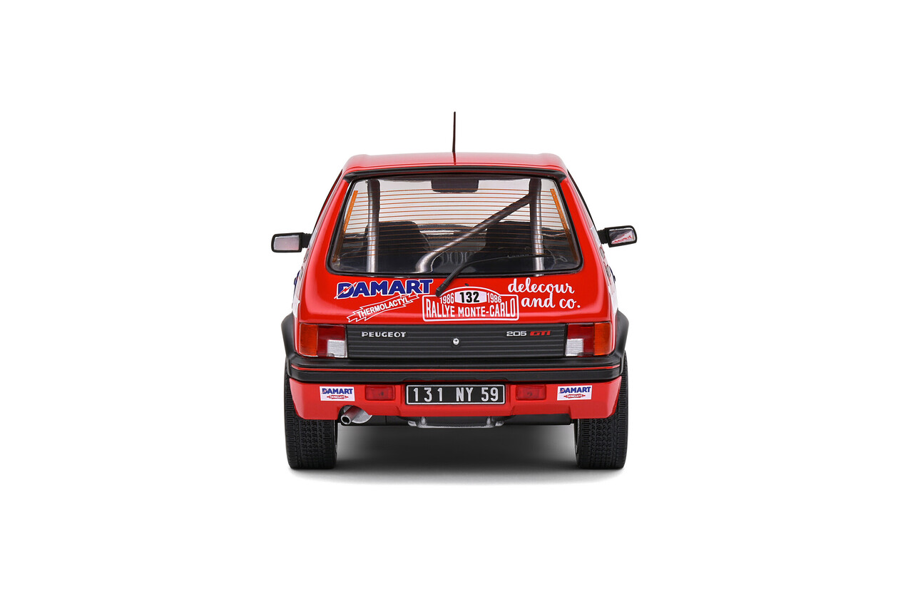 Peugeot Peugeot 205 GTI 1,6L #132 Rallye Monte-Carlo 1986 - 1:18 - Solido Peugeot Peugeot 205 GTI 1,6L #132 Rallye Monte-Carlo 1986 - 1:18 - Solido