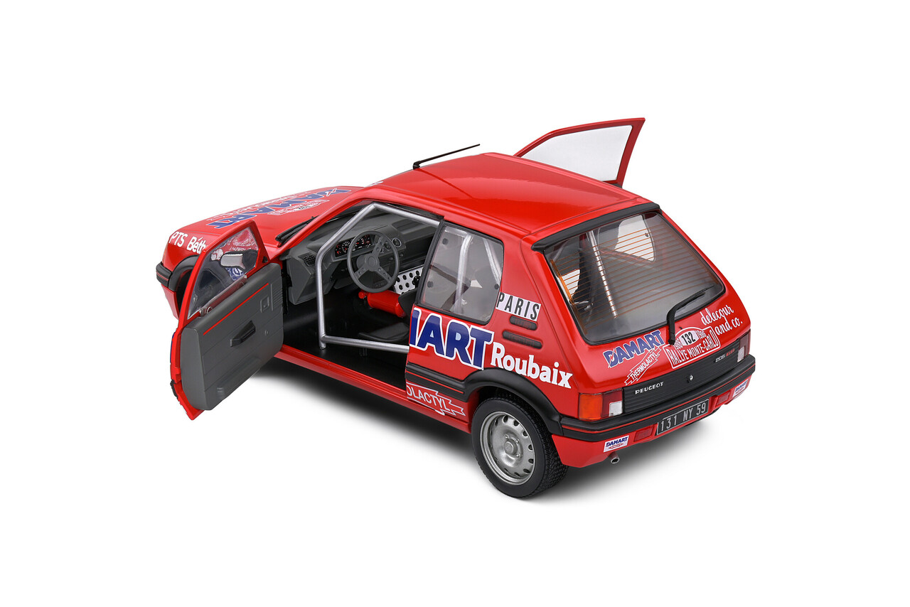 Peugeot Peugeot 205 GTI 1,6L #132 Rallye Monte-Carlo 1986 - 1:18 - Solido Peugeot Peugeot 205 GTI 1,6L #132 Rallye Monte-Carlo 1986 - 1:18 - Solido