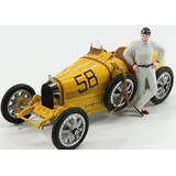 Formule 1 Bugatti Type 35 #58 + Driver Figure 1924 - 1:18 - CMC Formule 1 Bugatti Type 35 #58 + Driver Figure 1924 - 1:18 - CMC