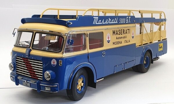 Fiat Fiat 642RN2 Truck Bartoletti Maserati Renntransporter 1957 - 1:18 - CMC Fiat Fiat 642RN2 Truck Bartoletti Maserati Renntransporter 1957 - 1:18 - CMC