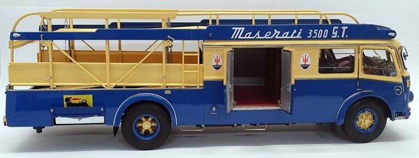 Fiat Fiat 642RN2 Truck Bartoletti Maserati Renntransporter 1957 - 1:18 - CMC Fiat Fiat 642RN2 Truck Bartoletti Maserati Renntransporter 1957 - 1:18 - CMC