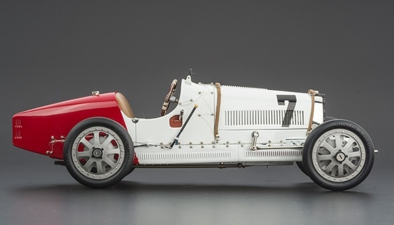 Formule 1 Bugatti Type 35 #7 Grand Prix National Colour Poland 1924 - 1:18 - CMC Formule 1 Bugatti Type 35 #7 Grand Prix National Colour Poland 1924 - 1:18 - CMC