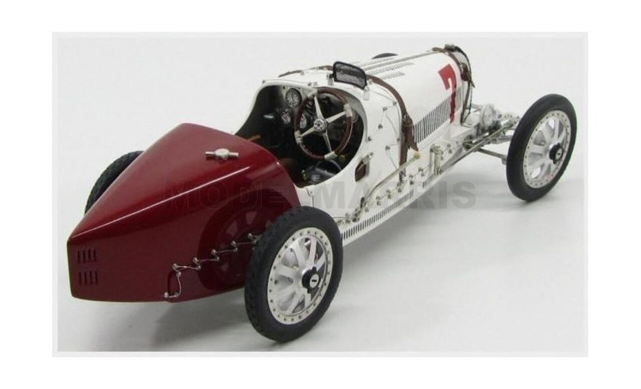 Formule 1 Bugatti Type 35 #7 Grand Prix National Colour Poland 1924 - 1:18 - CMC Formule 1 Bugatti Type 35 #7 Grand Prix National Colour Poland 1924 - 1:18 - CMC