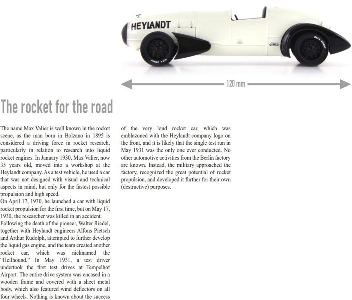 Heylandt Heylandt Test Car (Germany) 1931- 1:43 - Autocult Heylandt Heylandt Test Car (Germany) 1931- 1:43 - Autocult