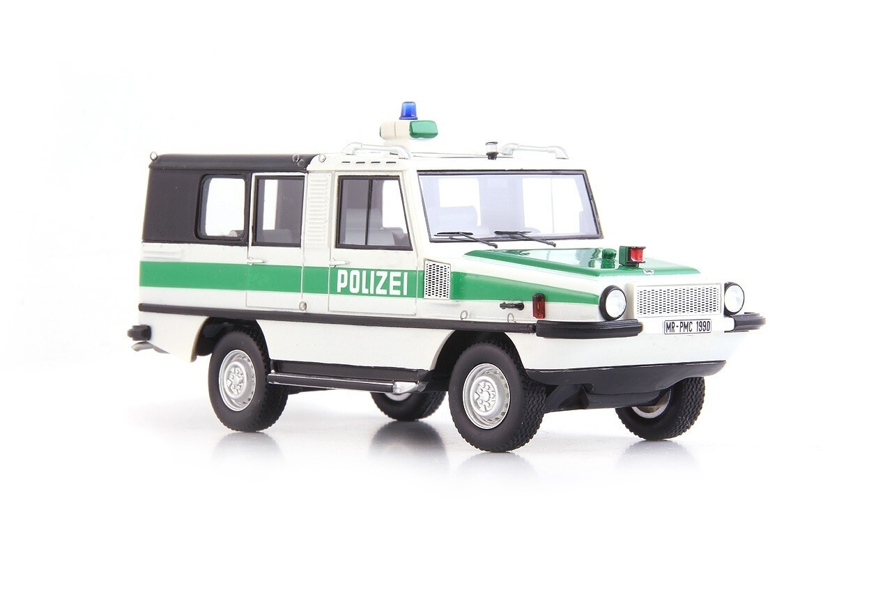 RMA RMA Amphi-Ranger 2800 SR 4x4 (Germany) Polizei 1985 - 1:43 - Autocult RMA RMA Amphi-Ranger 2800 SR 4x4 (Germany) Polizei 1985 - 1:43 - Autocult