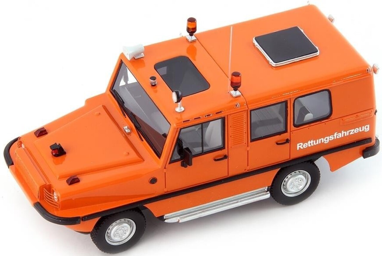 RMA RMA Amphi-Ranger 2800 SR 4x4 Rettungsfahrzeug SR Emergency Germany 1985 - 1:43 - Autocult RMA RMA Amphi-Ranger 2800 SR 4x4 Rettungsfahrzeug SR Emergency Germany 1985 - 1:43 - Autocult