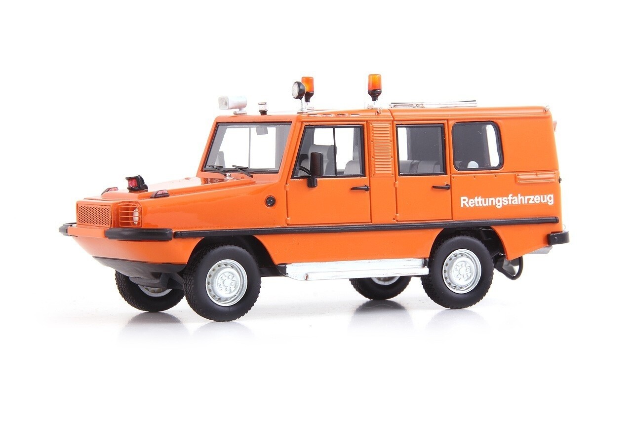 RMA RMA Amphi-Ranger 2800 SR 4x4 Rettungsfahrzeug SR Emergency Germany 1985 - 1:43 - Autocult RMA RMA Amphi-Ranger 2800 SR 4x4 Rettungsfahrzeug SR Emergency Germany 1985 - 1:43 - Autocult