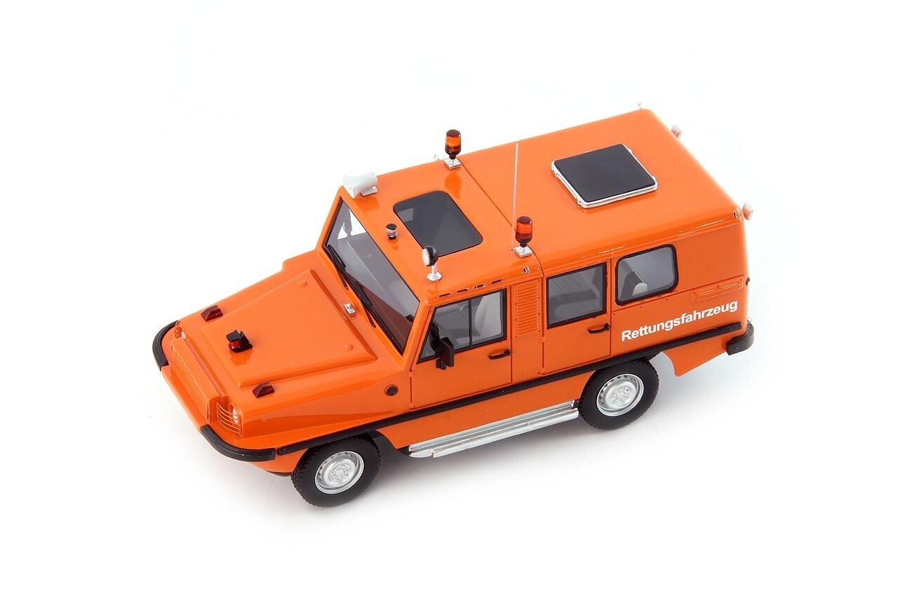 RMA RMA Amphi-Ranger 2800 SR 4x4 Rettungsfahrzeug SR Emergency Germany 1985 - 1:43 - Autocult RMA RMA Amphi-Ranger 2800 SR 4x4 Rettungsfahrzeug SR Emergency Germany 1985 - 1:43 - Autocult