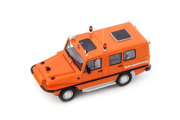 RMA RMA Amphi-Ranger 2800 SR 4x4 Rettungsfahrzeug SR Emergency Germany 1985 - 1:43 - Autocult RMA RMA Amphi-Ranger 2800 SR 4x4 Rettungsfahrzeug SR Emergency Germany 1985 - 1:43 - Autocult