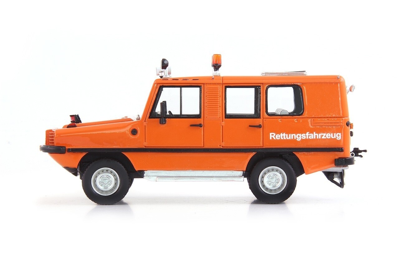 RMA RMA Amphi-Ranger 2800 SR 4x4 Rettungsfahrzeug SR Emergency Germany 1985 - 1:43 - Autocult RMA RMA Amphi-Ranger 2800 SR 4x4 Rettungsfahrzeug SR Emergency Germany 1985 - 1:43 - Autocult