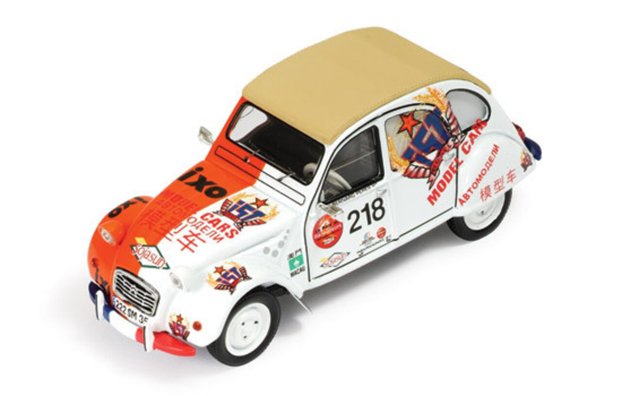 Citroën Citroën 2CV #218 Rally Raid Paris-Beijng 2010 - 1:43 - IXO Models Citroën Citroën 2CV #218 Rally Raid Paris-Beijng 2010 - 1:43 - IXO Models