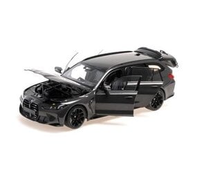 BMW BMW M3 Touring 2024 Grey- Black Wheels+ Interior - 1:18 - Minichamps BMW BMW M3 Touring 2024 Grey- Black Wheels+ Interior - 1:18 - Minichamps