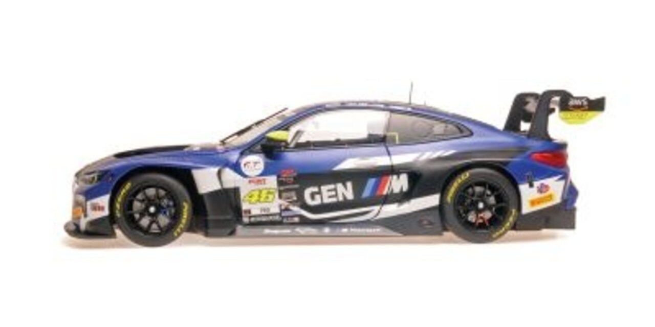 BMW BMW M4 GT3 Evo Team WRT,Rossi/vdLinde/Weerts Win 8Hr Indianapolis 2025 - 1:18 - Minichamps BMW BMW M4 GT3 Evo Team WRT,Rossi/vdLinde/Weerts Win 8Hr Indianapolis 2025 - 1:18 - Minichamps