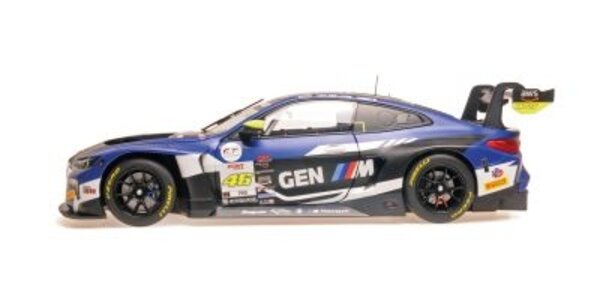 BMW BMW M4 GT3 Evo Team WRT,Rossi/vdLinde/Weerts Win 8Hr Indianapolis 2025 - 1:18 - Minichamps BMW BMW M4 GT3 Evo Team WRT,Rossi/vdLinde/Weerts Win 8Hr Indianapolis 2025 - 1:18 - Minichamps