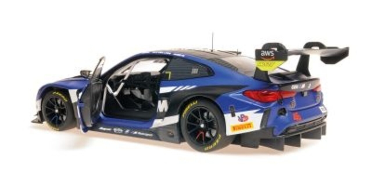 BMW BMW M4 GT3 Evo Team WRT,Rossi/vdLinde/Weerts Win 8Hr Indianapolis 2025 - 1:18 - Minichamps BMW BMW M4 GT3 Evo Team WRT,Rossi/vdLinde/Weerts Win 8Hr Indianapolis 2025 - 1:18 - Minichamps
