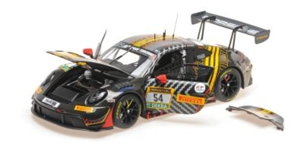 Porsche Porsche 911 GT3R Dinamic GT Team Buus/Hartog/Sturm/Cairoli 3rd 24H N'Ring 2025 - 1:18 - Minichamps Porsche Porsche 911 GT3R Dinamic GT Team Buus/Hartog/Sturm/Cairoli 3rd 24H N'Ring 2025 - 1:18 - Minichamps