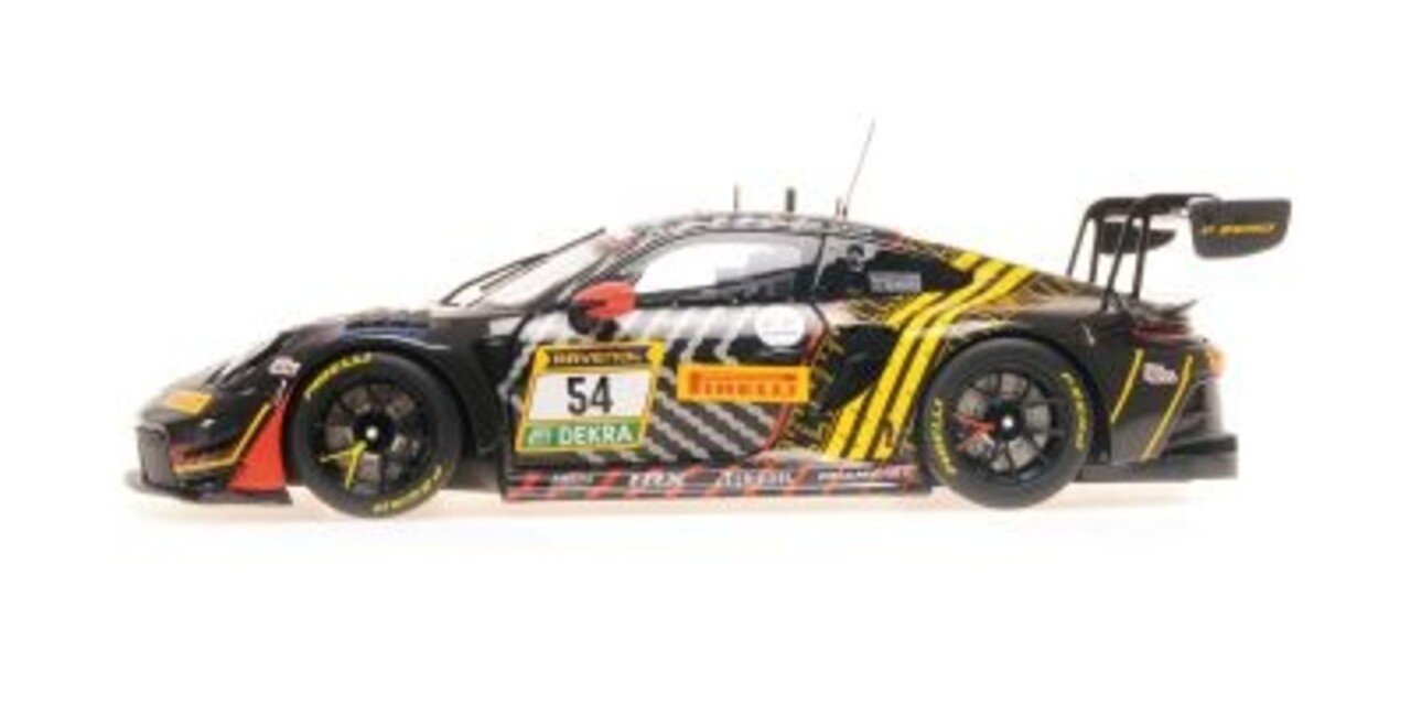 Porsche Porsche 911 GT3R Dinamic GT Team Buus/Hartog/Sturm/Cairoli 3rd 24H N'Ring 2025 - 1:18 - Minichamps Porsche Porsche 911 GT3R Dinamic GT Team Buus/Hartog/Sturm/Cairoli 3rd 24H N'Ring 2025 - 1:18 - Minichamps