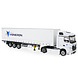 Mercedes-Benz Mercedes-Benz Actros 2 1845 Truck 4x2 + Curtainside Semitrailer 3 Axle ' Vigneron Transports' 2018 - 1:43 - Eligor