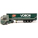 Mercedes-Benz Mercedes-Benz Actros 1844 Truck 4x2 + Curtainside Semi Trailer 3 Axle 'Voiron Transports' 2008 - 1:43 - Eligor