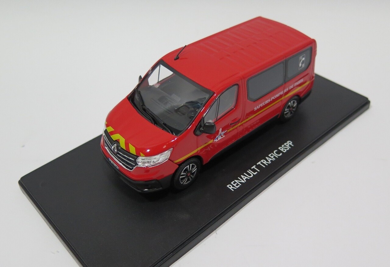 Renault Renault Trafic Minibus BSPP Military Fire Brigade of Paris 2022 - 1:43 - Eligor Renault Renault Trafic Minibus BSPP Military Fire Brigade of Paris 2022 - 1:43 - Eligor