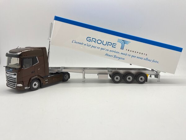 DAF DAF XG Tractor 4x2 + Semi Tipper Trailer 3 Axle 'Groupe Transports' 2023 - 1:43 - Eligor DAF DAF XG Tractor 4x2 + Semi Tipper Trailer 3 Axle 'Groupe Transports' 2023 - 1:43 - Eligor