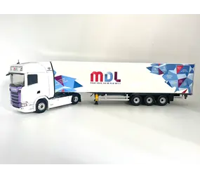 Scania Scania S500 Truck 4x2 +Semi Box Trailer 3 Axle 'MDL Transports' 2024 - 1:43 - Eligor Scania Scania S500 Truck 4x2 +Semi Box Trailer 3 Axle 'MDL Transports' 2024 - 1:43 - Eligor