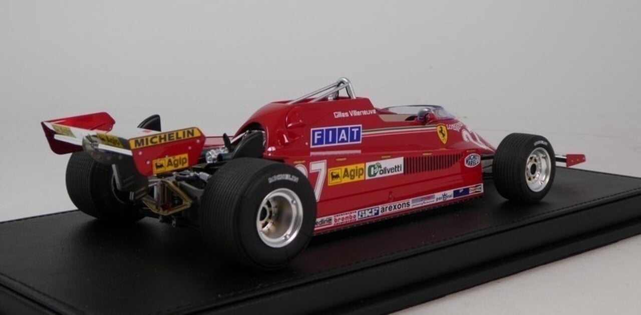 Formule 1 Ferrari 126CK #27 3rd GP Canada 1981 (G.Villeneuve) + Engine Detail - 1:18 - GP Replicas Formule 1 Ferrari 126CK #27 3rd GP Canada 1981 (G.Villeneuve) + Engine Detail - 1:18 - GP Replicas