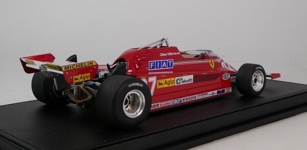 Formule 1 Ferrari 126CK #27 3rd GP Canada 1981 (G.Villeneuve) + Engine Detail - 1:18 - GP Replicas Formule 1 Ferrari 126CK #27 3rd GP Canada 1981 (G.Villeneuve) + Engine Detail - 1:18 - GP Replicas