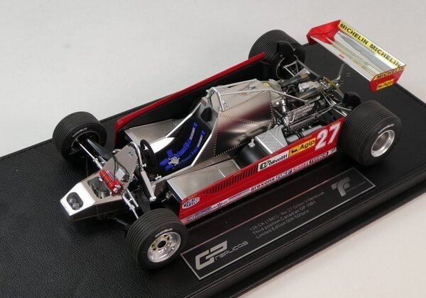 Formule 1 Ferrari 126CK #27 3rd GP Canada 1981 (G.Villeneuve) + Engine Detail - 1:18 - GP Replicas Formule 1 Ferrari 126CK #27 3rd GP Canada 1981 (G.Villeneuve) + Engine Detail - 1:18 - GP Replicas