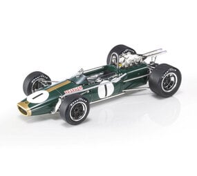 Formule 1 Brabham BT24 Repco #1 2nd GP Mexico 1967 J.Brabham + Showcase - 1:18 - GP Replicas Formule 1 Brabham BT24 Repco #1 2nd GP Mexico 1967 J.Brabham + Showcase - 1:18 - GP Replicas