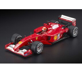 Formule 1 Ferrari F2001 #1 World Champion Winner GP Belgium Spa 2001 + Pilot Driver (M.Schumacher) - 1:18 - GP Replicas Formule 1 Ferrari F2001 #1 World Champion Winner GP Belgium Spa 2001 + Pilot Driver (M.Schumacher) - 1:18 - GP Replicas