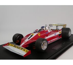 Formule 1 Ferrari 312T3 #11 Winner British GP 1978 + Pilot Figure (C. Reutemann) - 1:12 - GP Replicas