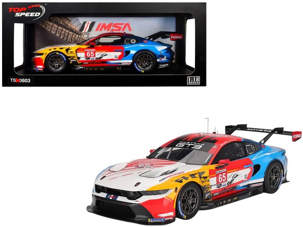 Ford Ford Mustang GT3 #65 IMSA Laguna Seca 2024 - 1:18 - Top Speed Ford Ford Mustang GT3 #65 IMSA Laguna Seca 2024 - 1:18 - Top Speed